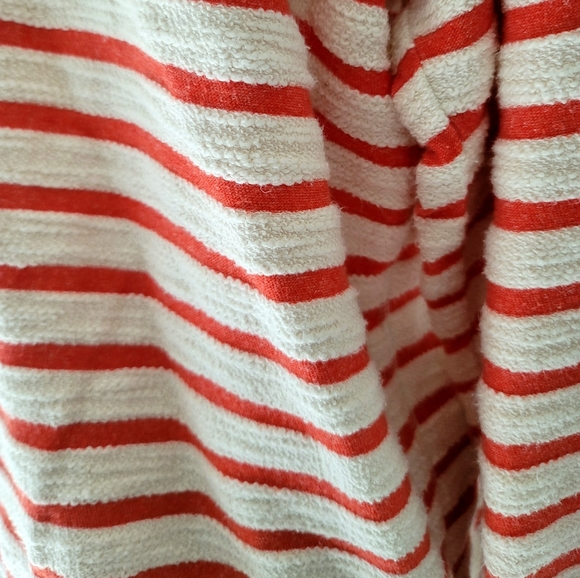 Gap Women's Red & White Striped Full Zip Hoodie Size M - Picture 6 of 10